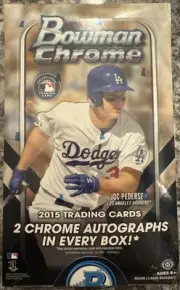2015 Bowman Chrome Baseball Hobby Box MLB *2 Autos Per Box*