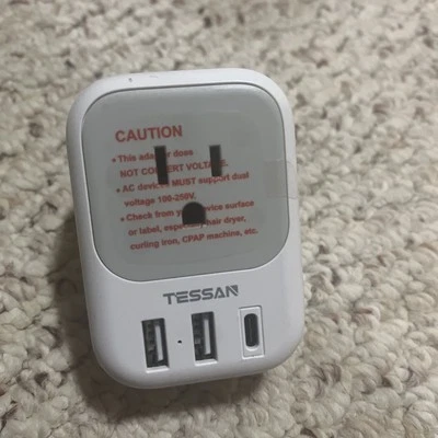 TESSAN Travel Plug Adapter Ts-161-DE-C Type E/F adaptor.