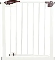 Safety Gate Extra Wide Freestanding Walk THR Expandable Pet Gate Isolation Baby Gate Indoor, Size Customizable (Color : White, Size : Width 139-145cm)