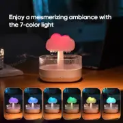 Rain Clouds Aroma Diffuser: Ultrasonic Essential Oil Humidifier for Desk Use