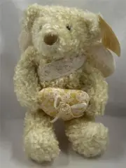 Russ Harmony Angel Plush Stuffed Bear Wedding Proposal Ring Bearer Pillow 9"