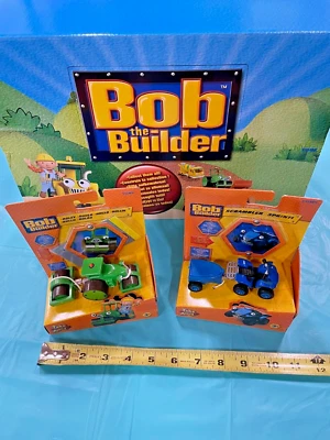 Bob the Builder Take Along ROLEY & SCRAMBLER by TOMY LC65102 & LC65105 - New