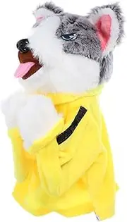 Kisangel Interactive Dog Hand Puppet Stimulate Creativity Storytelling for Fun Role Play Imagination Activities for Parent Bonding and Communication Skills