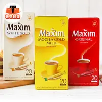 在飛比找蝦皮購物優惠-韓國 Maxim 咖啡 手提盒裝 三合一咖啡 即溶咖啡 白金