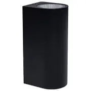 IP65 Aria CCT LED Outdoor Wall Lamps Black Double Up Down Exterior Lighting
