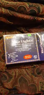 Light Styles RC Company Rice Lights, 10,000 Hr 140 Bulb String Crab construction