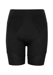 Spanx Haute Contour Mid-Thigh Shorts - Black - L L