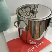 West Elm Buckle Ice Bucket New $70