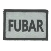 Gray Black FUBAR Patch FU@KED Up Beyond All Recognition Fits For VELCRO® BRAND
