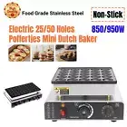 25/50Pcs Commercial Poffertjes Nonstick Electric Dutch Pancake Baker Maker New