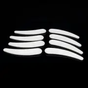 50 Mini Curved Plastic Disposable Cosmetic Spatulas Spoons 2.2 Boomerang A UU