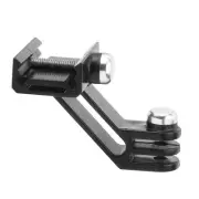 Black Side Bracket Action Camera Mount Adapter Clamp For 20mm Camera Rail