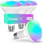 Govee Smart RGBWW WiFi/Bluetooth LED Light Bulbs, Music Sync, 4 Pack