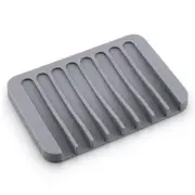 4Pcs Silicone Soap Holder Flexible Dish Plate Holder Tray Soapbox Container Storage For Bathroom Kitchen