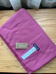 PATAGONIA KIDS Adult MICRO D Fleece BLANKET THROW NEW NWT! Star Pink 67" x 45