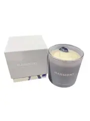 Harmony, Manifestation, Candle, Cedar, Violet, Scented, Agate, Crystal, 14oz