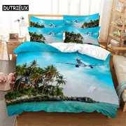 a1142 Bed Sheets Plane Fashion Bedding Set Digital Printing Duvet Cover Sets Quilt Cover + 2 Pillow Shams) 1143 Pillow Shams)