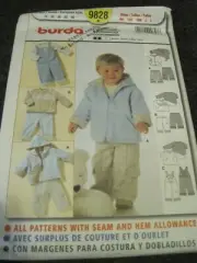 BURDA CHILD'S JACKET PANTS SHIRT 9828 Sewing Pattern UNCUT