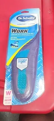 Dr Scholl's Advanced Work Massaging Gel Shoe Boot Insoles, WOMEN’S Size 6-10