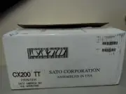 NEW SATO SHIPPING THERMAL BARCODE LABEL PRINTER SERIAL PARALLEL CX200 TT CX200TT