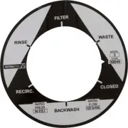Label, Astral, 2" Multiport Valve, 6 Position