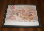 ADOLPH COORS GOLDEN BREWERY FRAMED COLOR PRINT - GOLDEN, COL