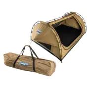 Kings Double Swag Outdoor Tent 70mm Mattress Polyester Bag Camping Hiking 4WD
