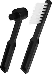 OFFSCH Vinyl Record Cleaning Brush 2pcs Turntable Stylus Cleaning Brush Anti-Static Record Player Brush for Noise Reduction