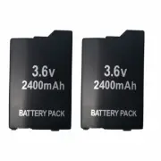 TWO (2) Battery Replacement For Sony PSP 2000 Slim PSP2001 PSP2002