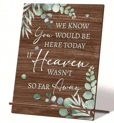 New Wedding Decoration Wooden In Loving Memory