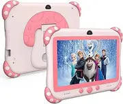 ascrecem Kids Tablets 7 inch Android Tablet for Kids with WiFi Dual Camera Educational Games Parental Control, Children's Tablet with Kids Software Pre-Installed Kid-Proof YouTube Google Play