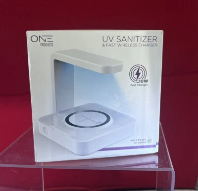 uV sanitizer and fast wireless charger