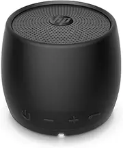HP Bluetooth Speaker 360 (USB-C Charging Cable, 3.5 mm Jack, Bluetooth, Integrated Microphone, Splash Protection) Round/Black