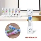1pcs Home Children Brush Teeth Timer Hourglass Smile Face 3-Minute