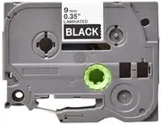 ExtraPrint 1 Pack Compatible 9mm White on Black Laminated Label Tape TZe-325 TZ-325 for Brother PT-1000 PT-1090 PT-1950 PT-2100 PT-9200DX PT-9500PC PT-D800W PT-E110VP PT-P750W PT-P910BT