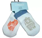 Gymboree Baby Boys Socks Rainforest Crawl Monkey 2-Pack Size 0-3 months mos NWT