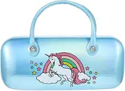 [HOOTNEE] Spectacle Case Hard Case for Boys and Girls Children Eyeglasses Storage Box Animals Pattern