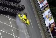 Martin Tomzyck Abt Audi TT-R slams into the tyre wall DTM Old Photo 3