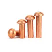 M5 M6 M8 Copper Rivets Half Round Head Solid Percussion Rivet Cap Nail GB867