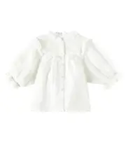 [C'era Una Volta] C'era Una Volta Alba ruffled shirt Y 12 white