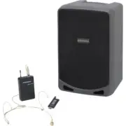 Samson Expedition XP106wDE Chargeable Portable PA System w/ Wireless Headset Mic