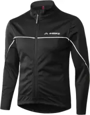 Men'S Cycling Jacket Winter Fleece Thermal Windproof Soft Shell Wind Coat Xx-Lar