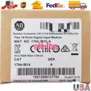 New Sealed Allen Bradley 1794-IB16 SER A Flex I/O Input Module 1794-IB16