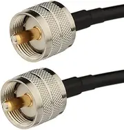Superbat UHF Male PL-259 to UHF Male PL-259 Low Loss Digital Coax UHF Jumper Cable（5ft RG58 Coax Jumper） for HAM & CB Radio,Antenna Analyzer,Dummy Load,SWR Meter