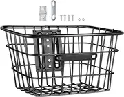 BESPORTBLE Bike Basket Organizing Baskets Electric Scooter Basket Bikes for Adults Front Handlebar Storage Basket Wire Baskets for Storage Basket Organizer Bike Accessory Iron Tube Child Boy