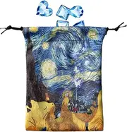 Targhere Taroct Cash Tarot Bags Bag Holder from to Duct Core 13 x 18 cm - Deck Protection Case for Oracle Decks, Fits Most Gods Cards, d, riferimento alla descrizione, Please refer to description