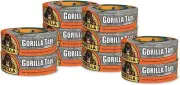 Gorilla Silver Duct Tape, 1.88" x 35 yd, Silver, (Pack of 10)