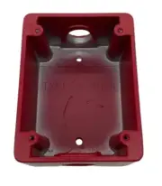 SImplex 2975-9022 Red Metal Back Box for Fire Alarm Pull Station P10