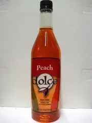 Dolce Peach Flavoring Syrup - 750 mL