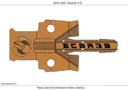 2018 Scarab 215 Cockpit Boat EVA Foam Pads Teak Deck Faux Flooring Mat